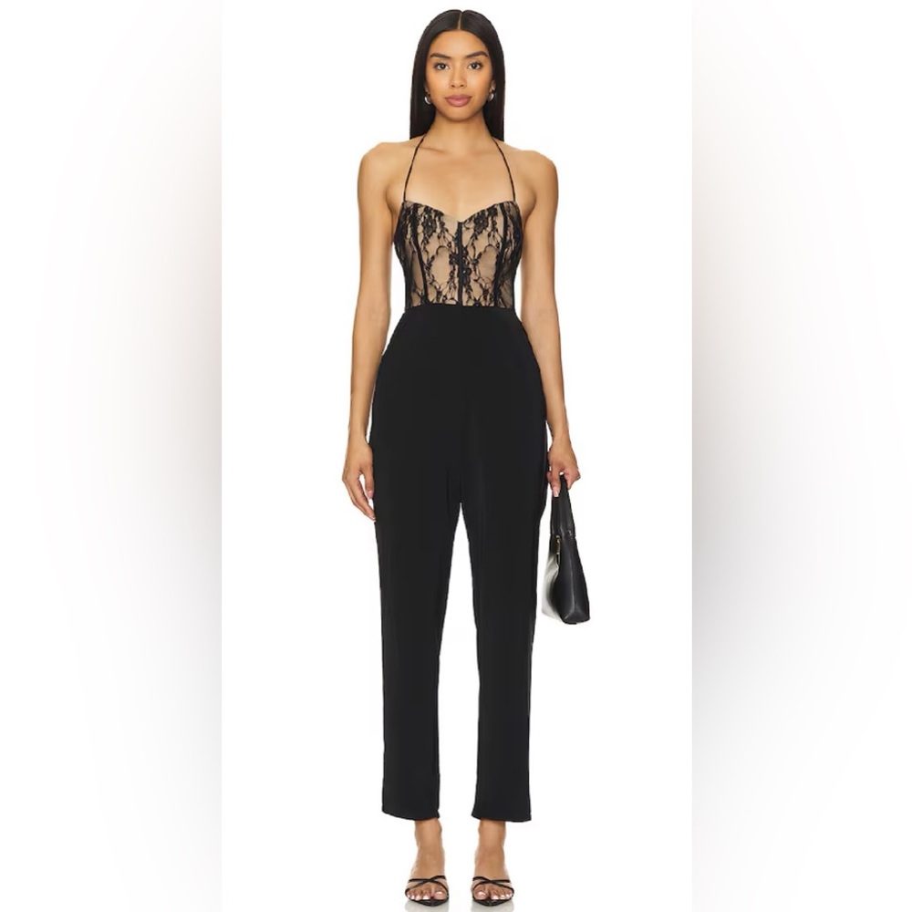 superdown bella lace jumpsuit